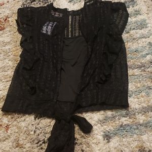 Ladies black blouse